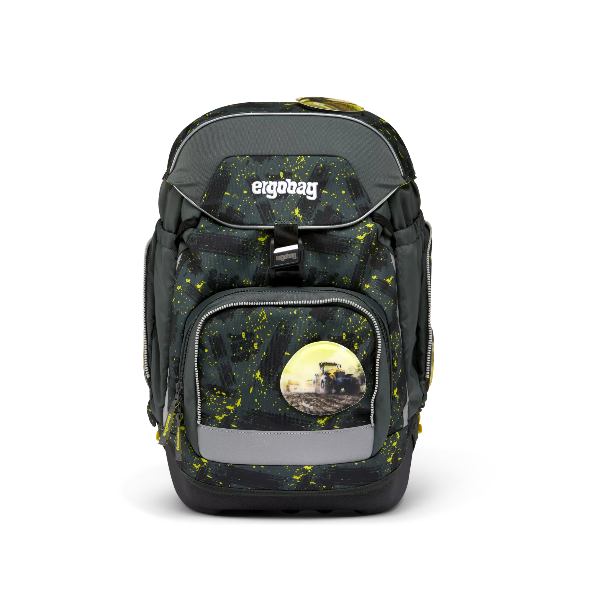 ergobag Schulrucksack-Set Mähdreschbär