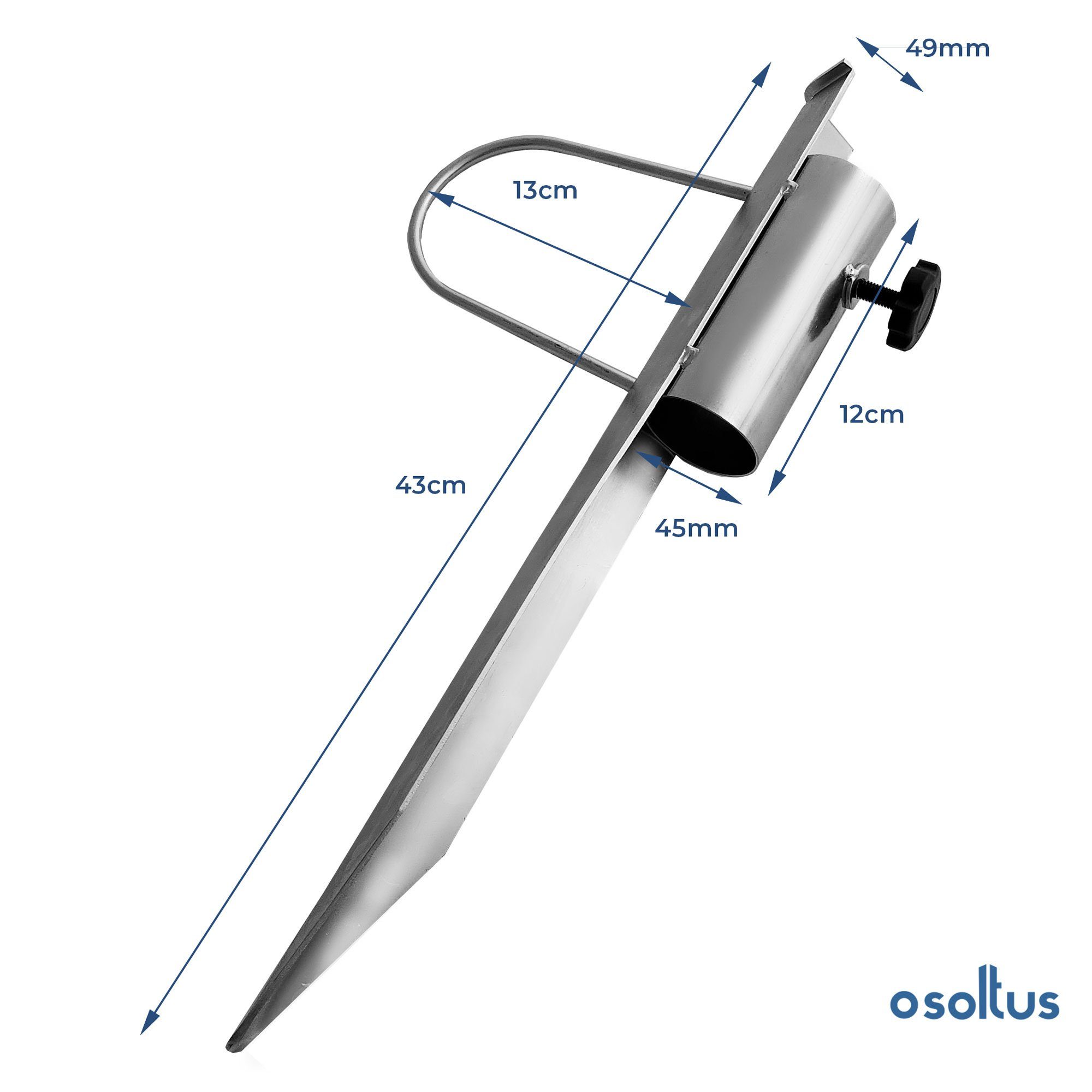 osoltus Bodendübel osoltus Rasendorn Sonnenschirm Gartenschirm Schirmständer für