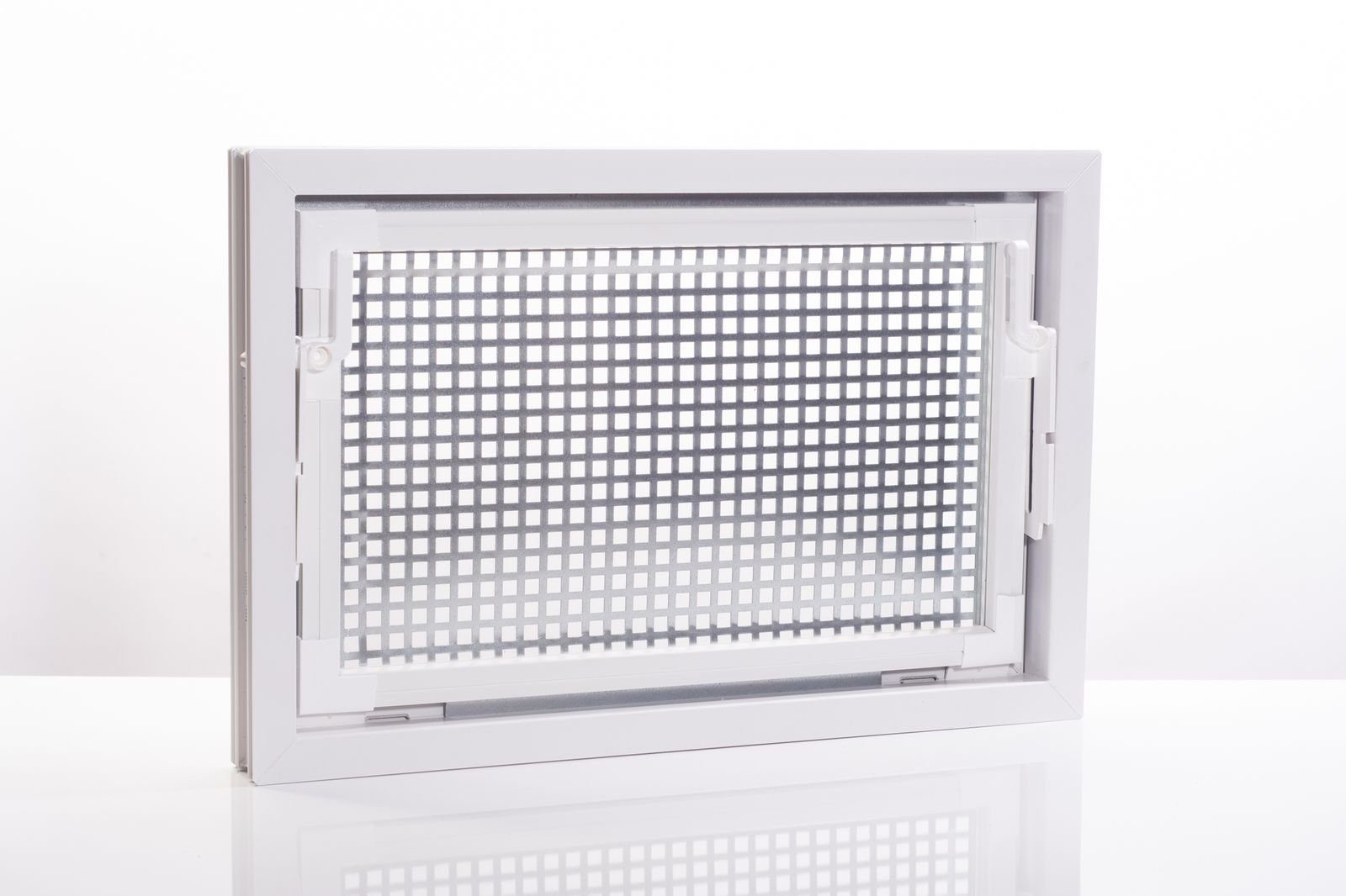 ACO Severin Ahlmann GmbH & Co. KG Kellerfenster ACO 60x50cm Nebenraumfenster Einfachglas + Schutzgitter Kellerfenster Fenster weiß, inkl. Schutzgitter mit einfacher Montage
