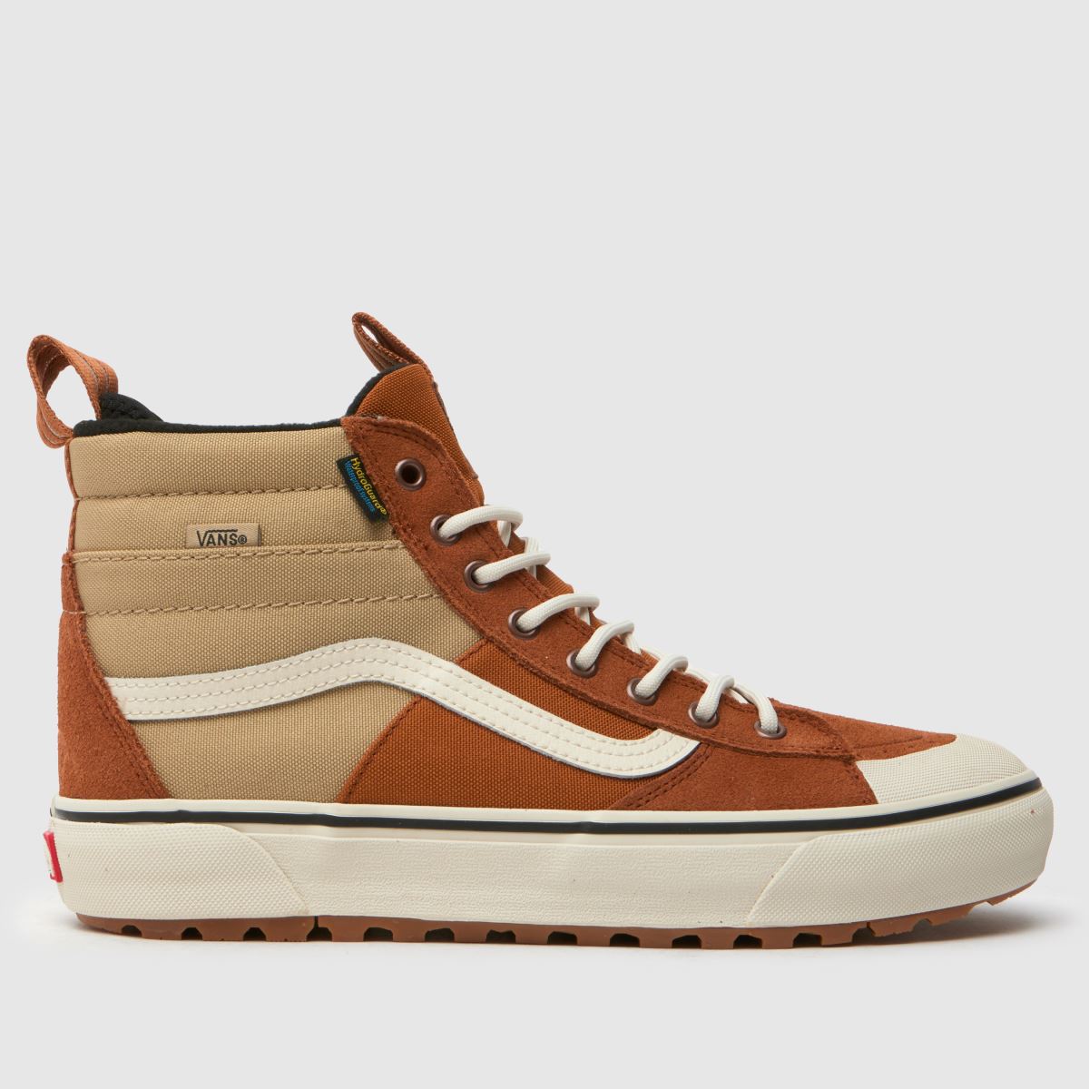 Vans – MTE SK8-Hi – Vattentäta sneakers i beige och brunt