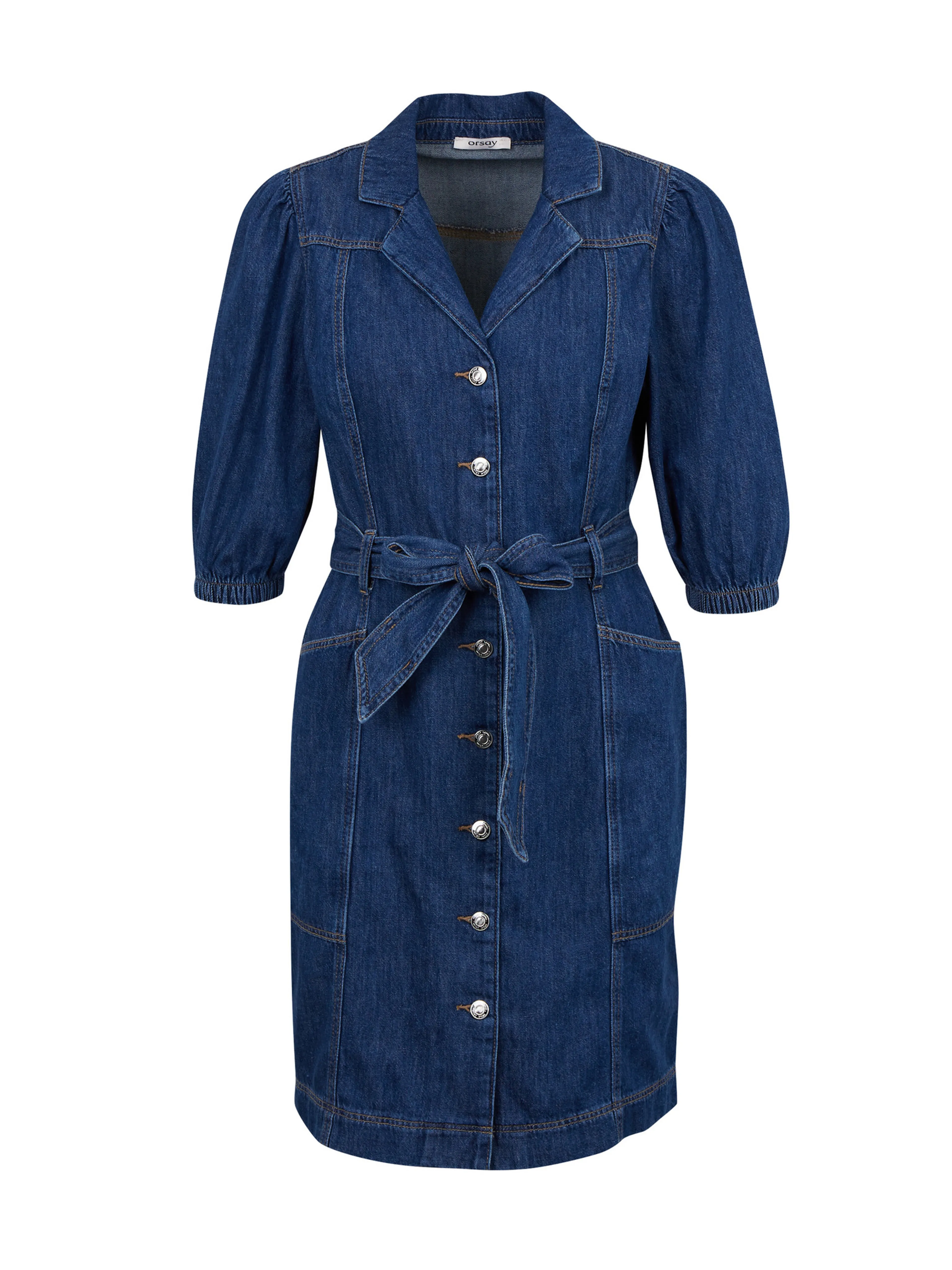 Dunkelblaues Damen-Denim-Kleid ORSAY