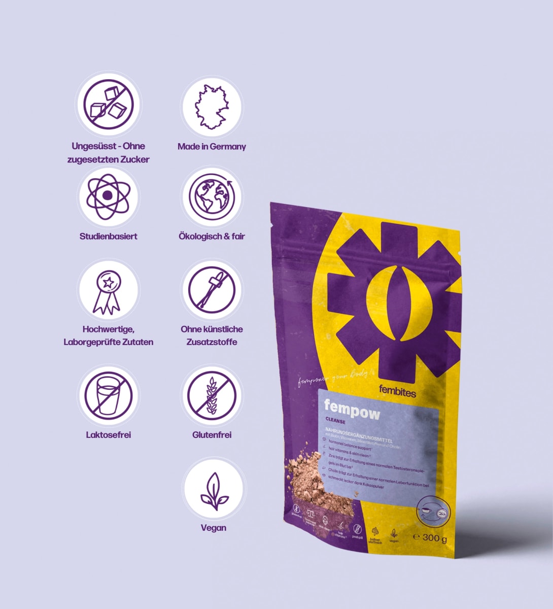 fempow Cleanse, 300 g