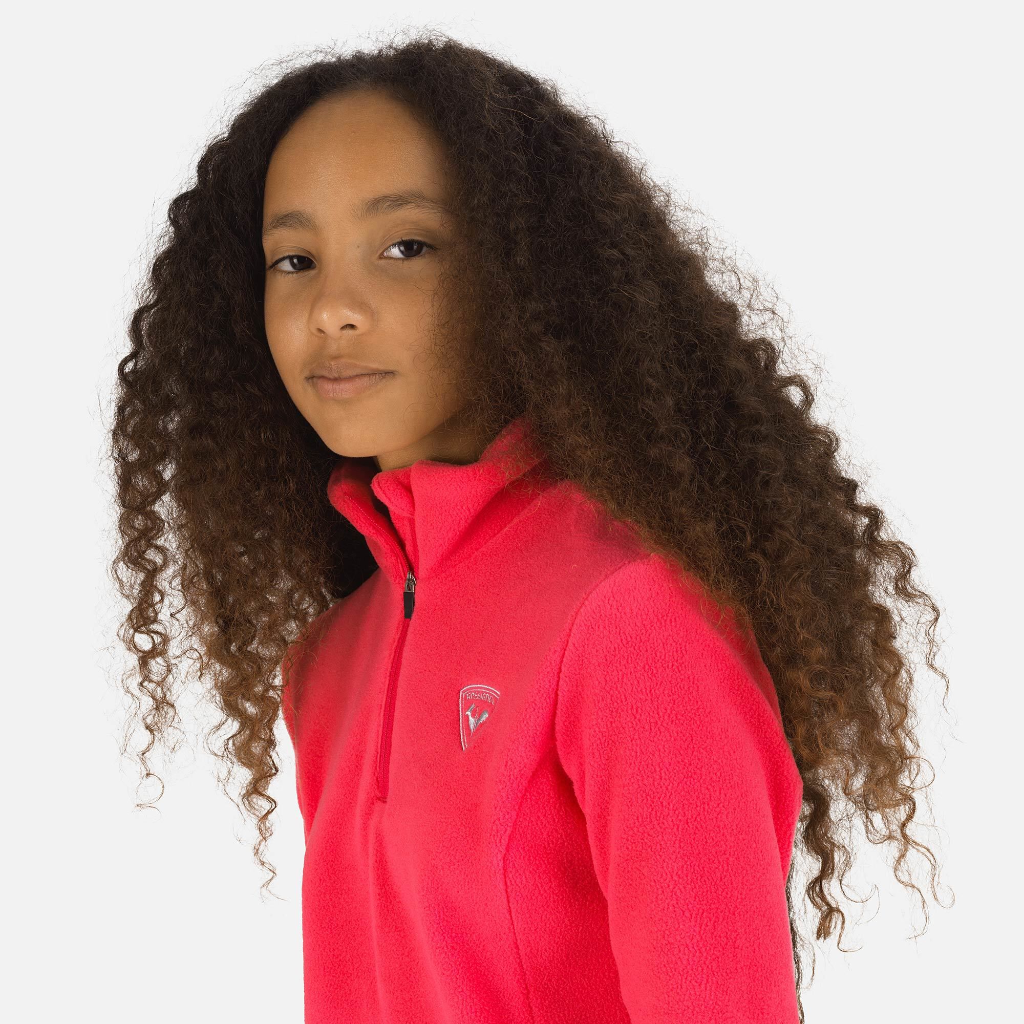 Haut en polaire demi-zip Fille