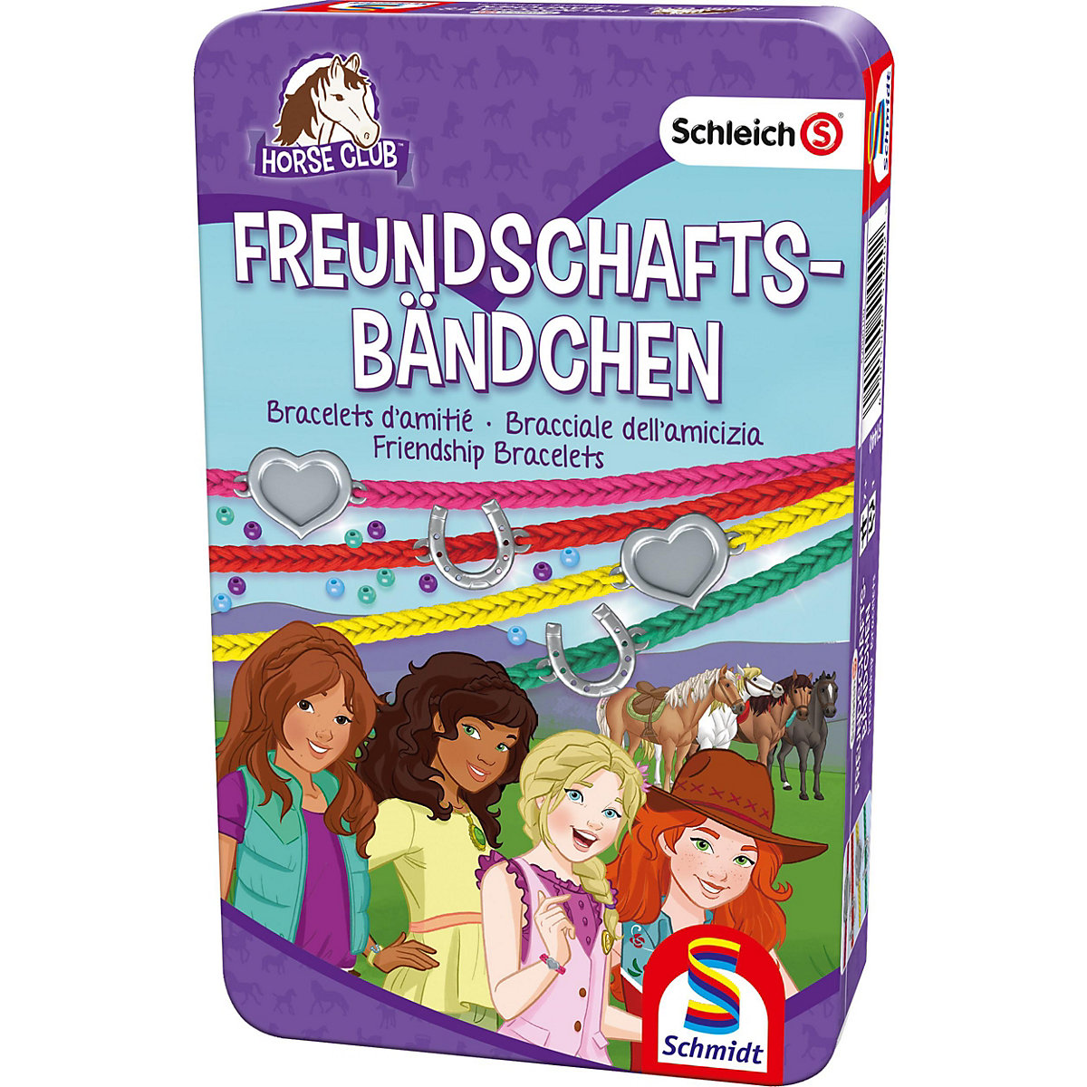 Horse Club Metallbox Freundschaftsbändchen