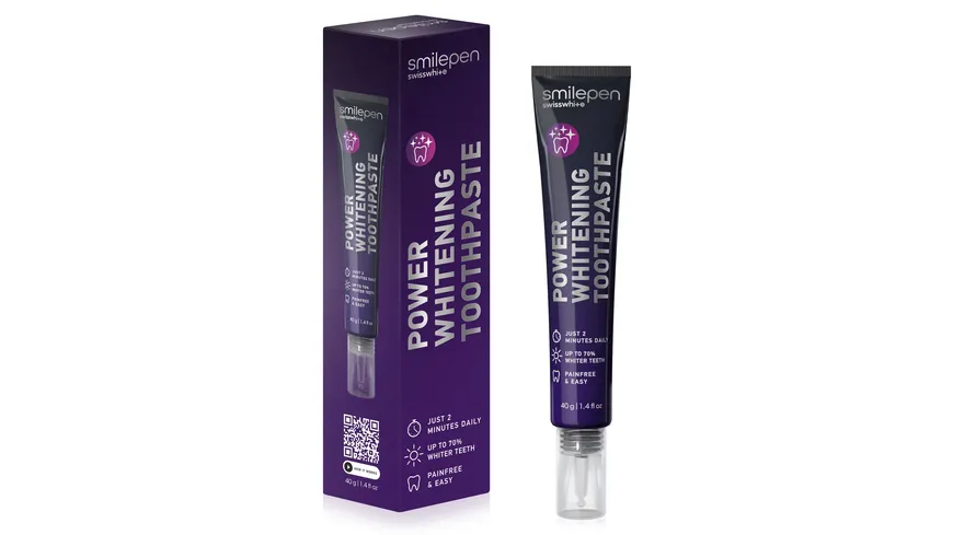 SMILEPEN Power Whitening Toothpaste / Bleaching Zahnpasta 40 g