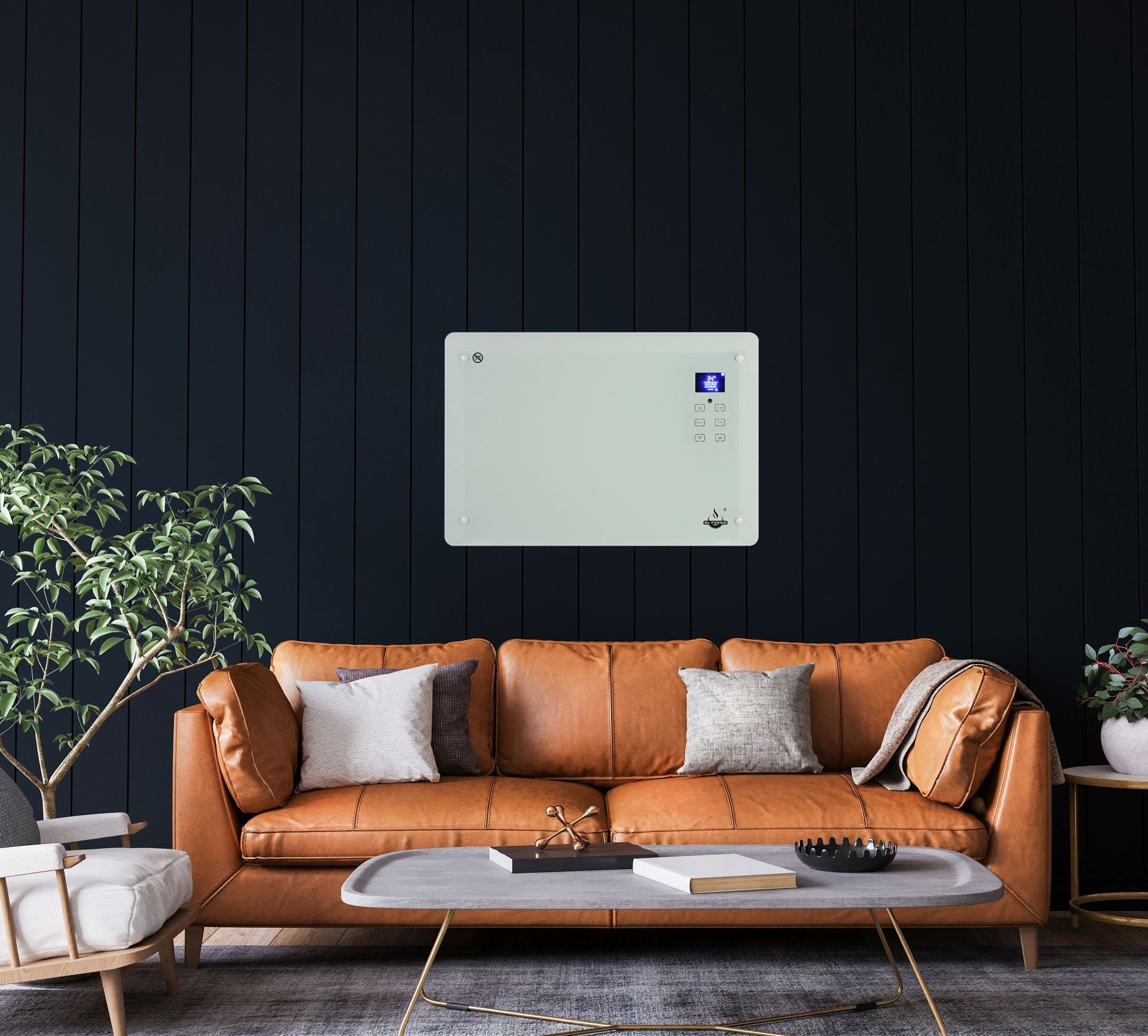 El Fuego Elektro-Heizkörper AY4972, Heizkonvektor 1500 W, weiß