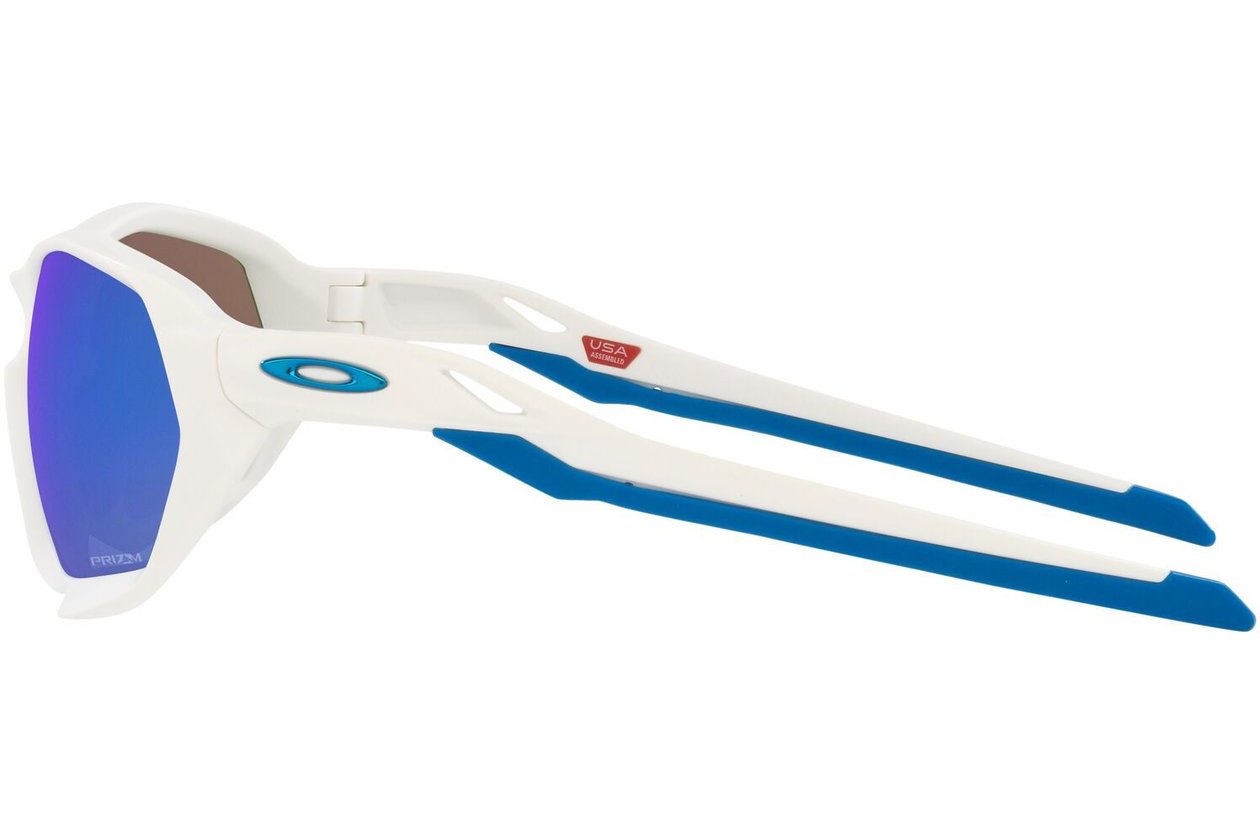 Oakley Plazma Matte White / Prizm Sapphire