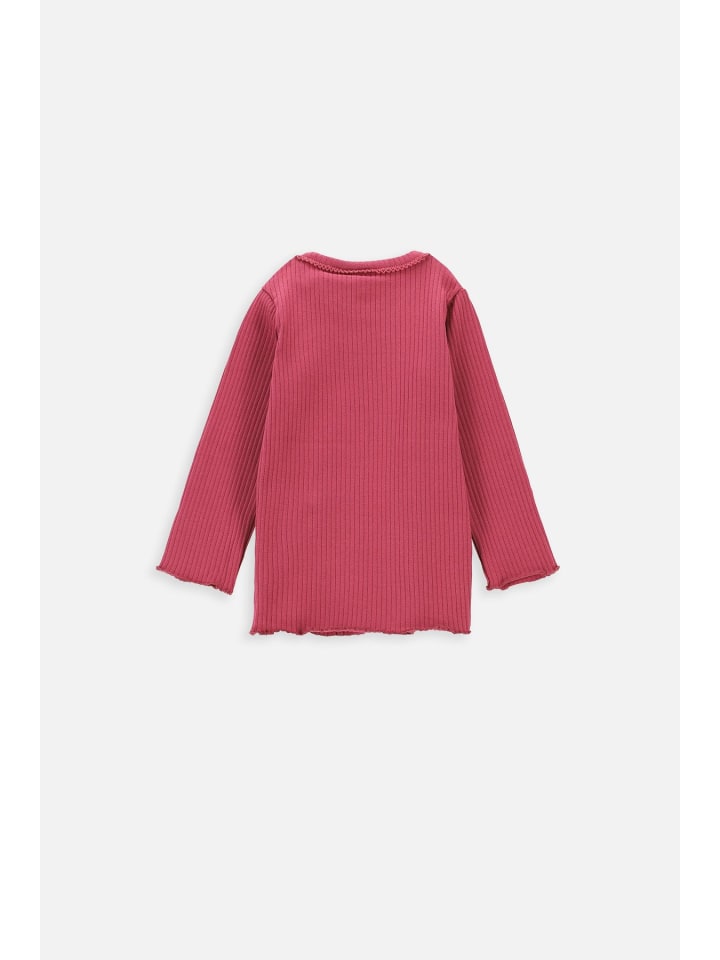 Coccodrillo T-Shirt mit langen Ärmeln in dunkelrot günstig kaufen