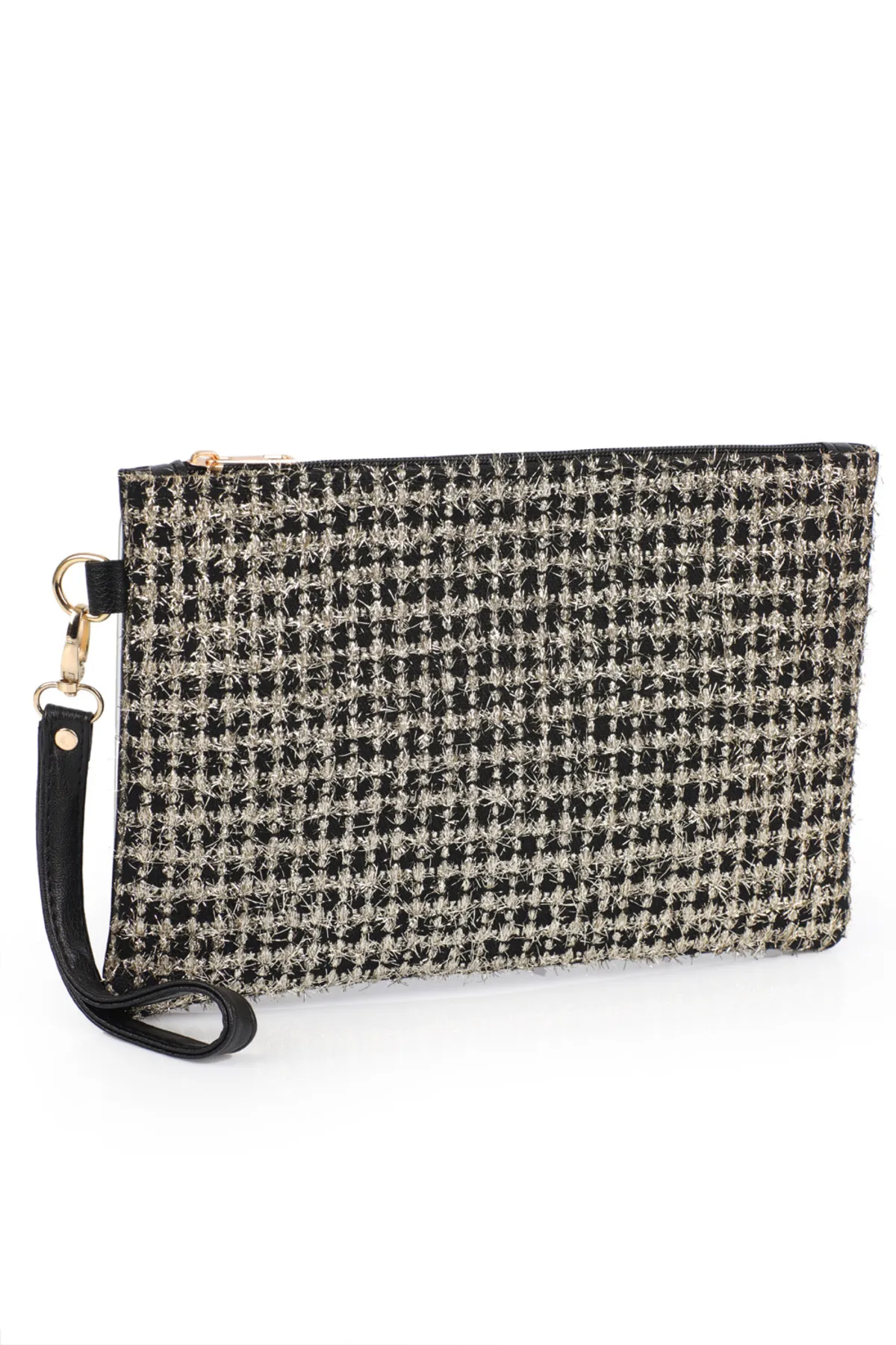 Capone Outfitters  Capone Paris Damen-Clutch in Schwarzgold