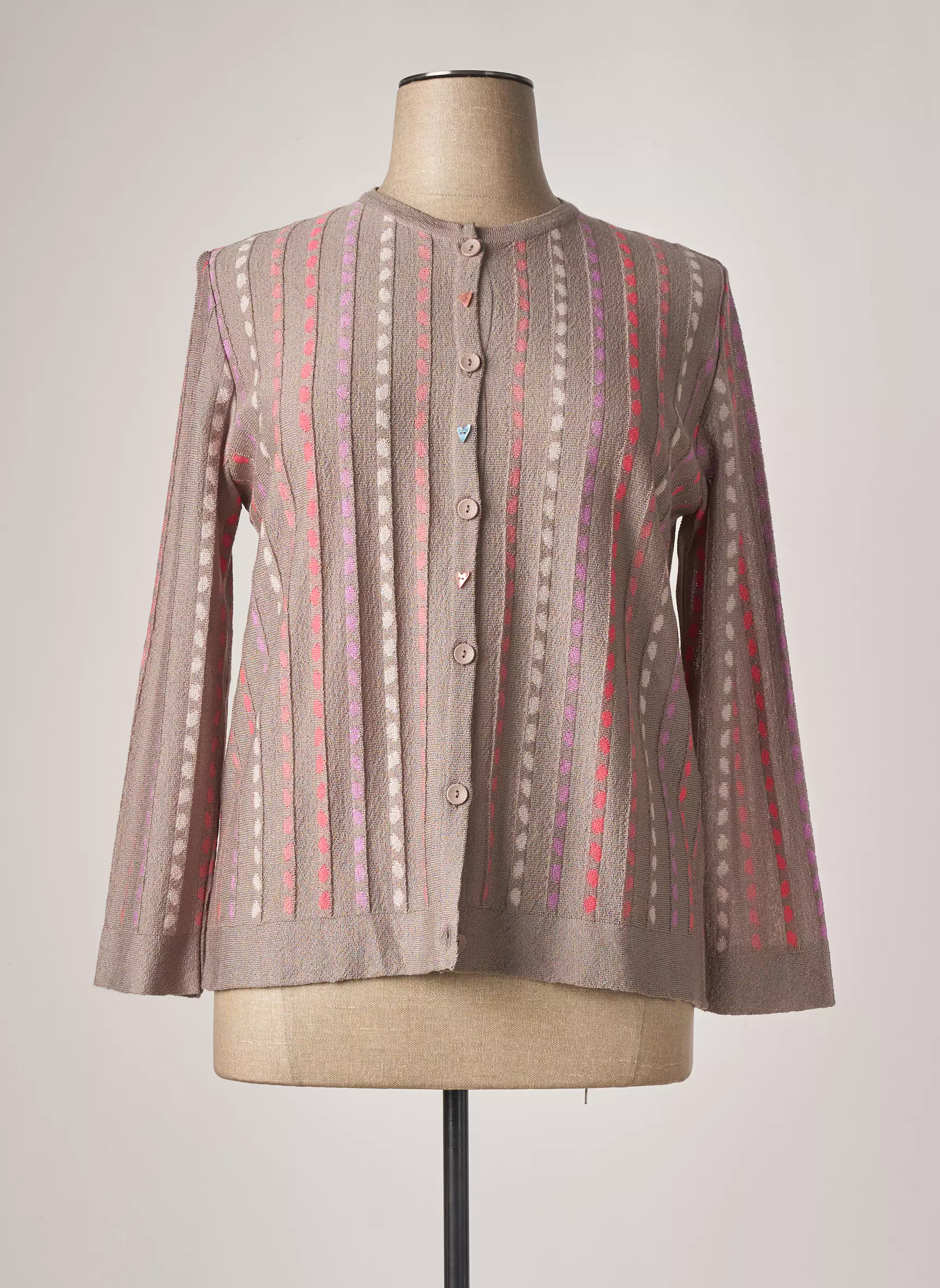 I Odena Cardigans Femme couleur gris
