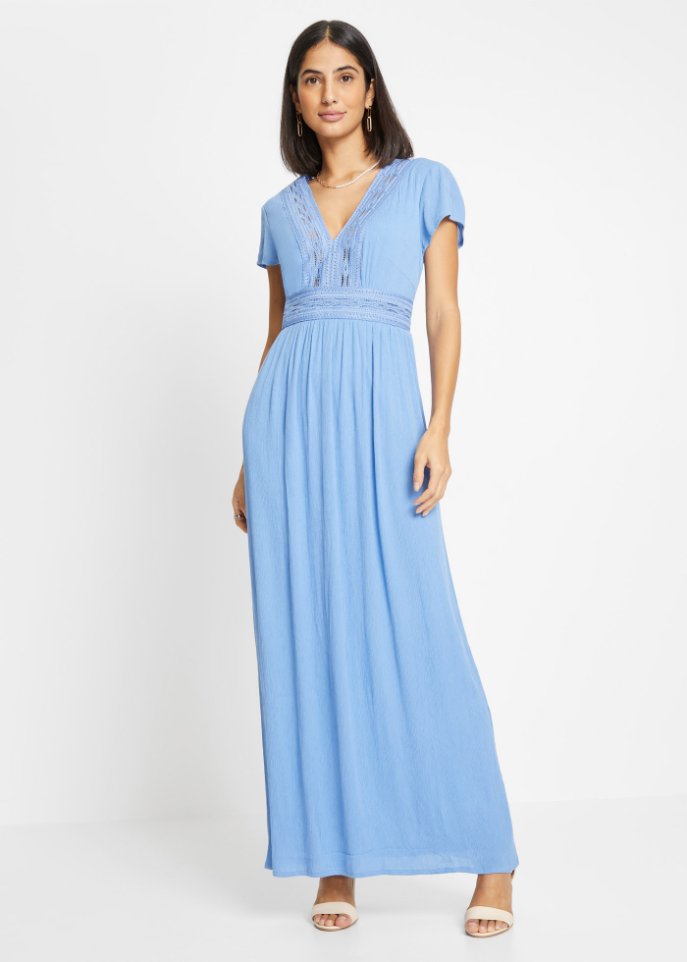 Sommer-Maxikleid mit Spitze