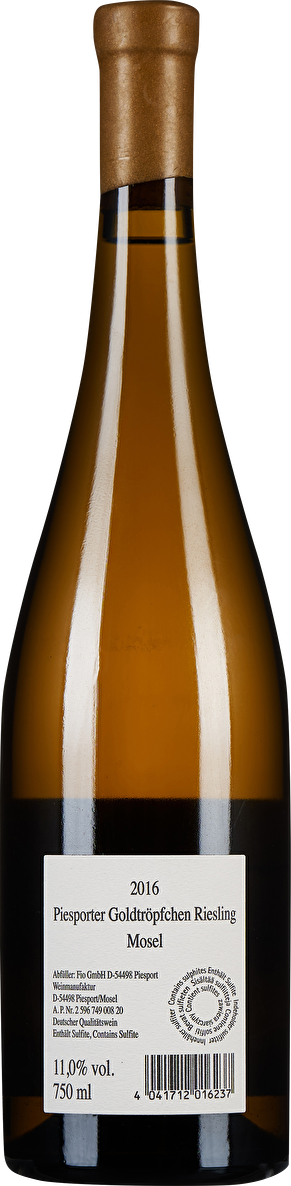 Fio Wine Riesling Piesporter Goldtröpfchen 2016