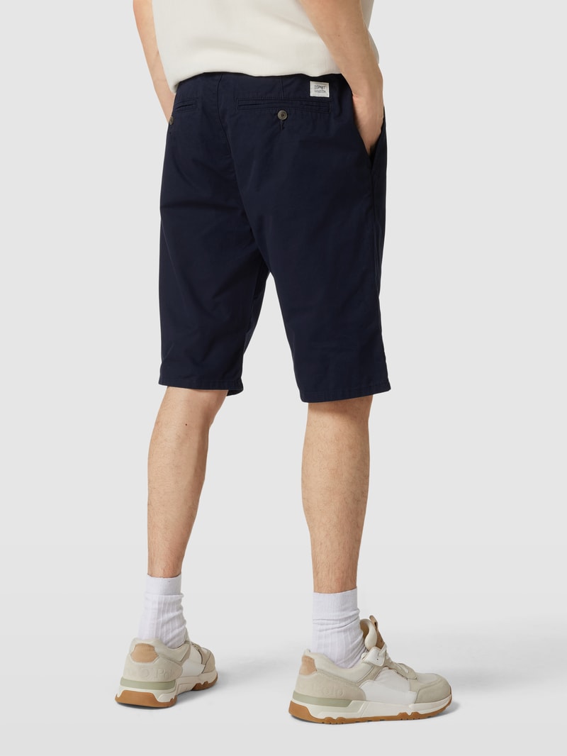 Bermudas mit seitlichen Eingrifftaschen Modell 'SUS' in marineblau
