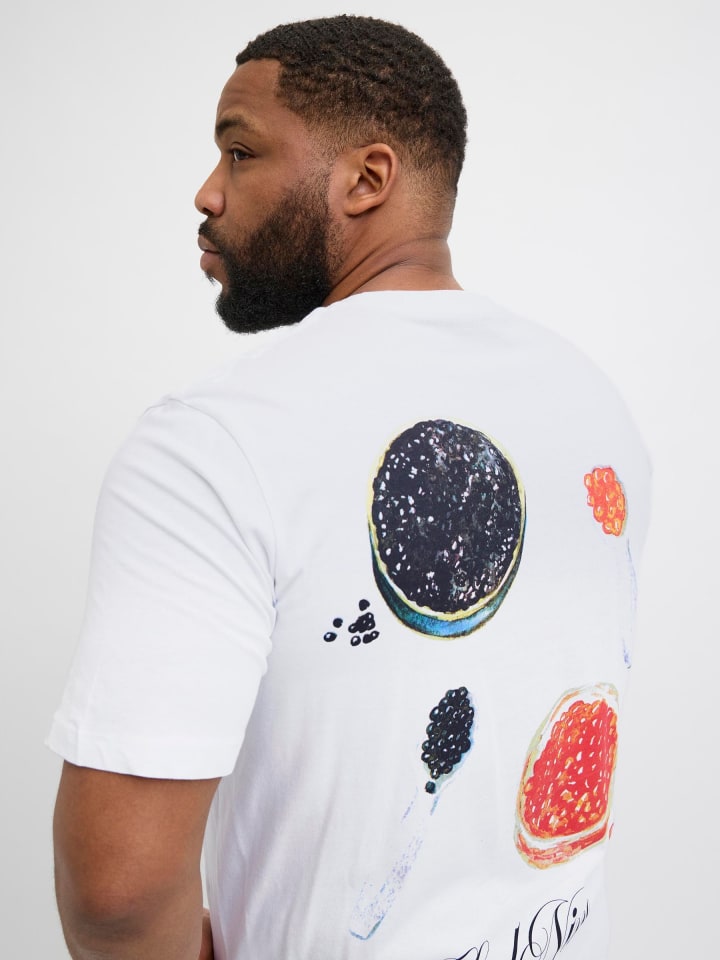 JACK & JONES PLUS T-shirt in Bright White günstig kaufen
