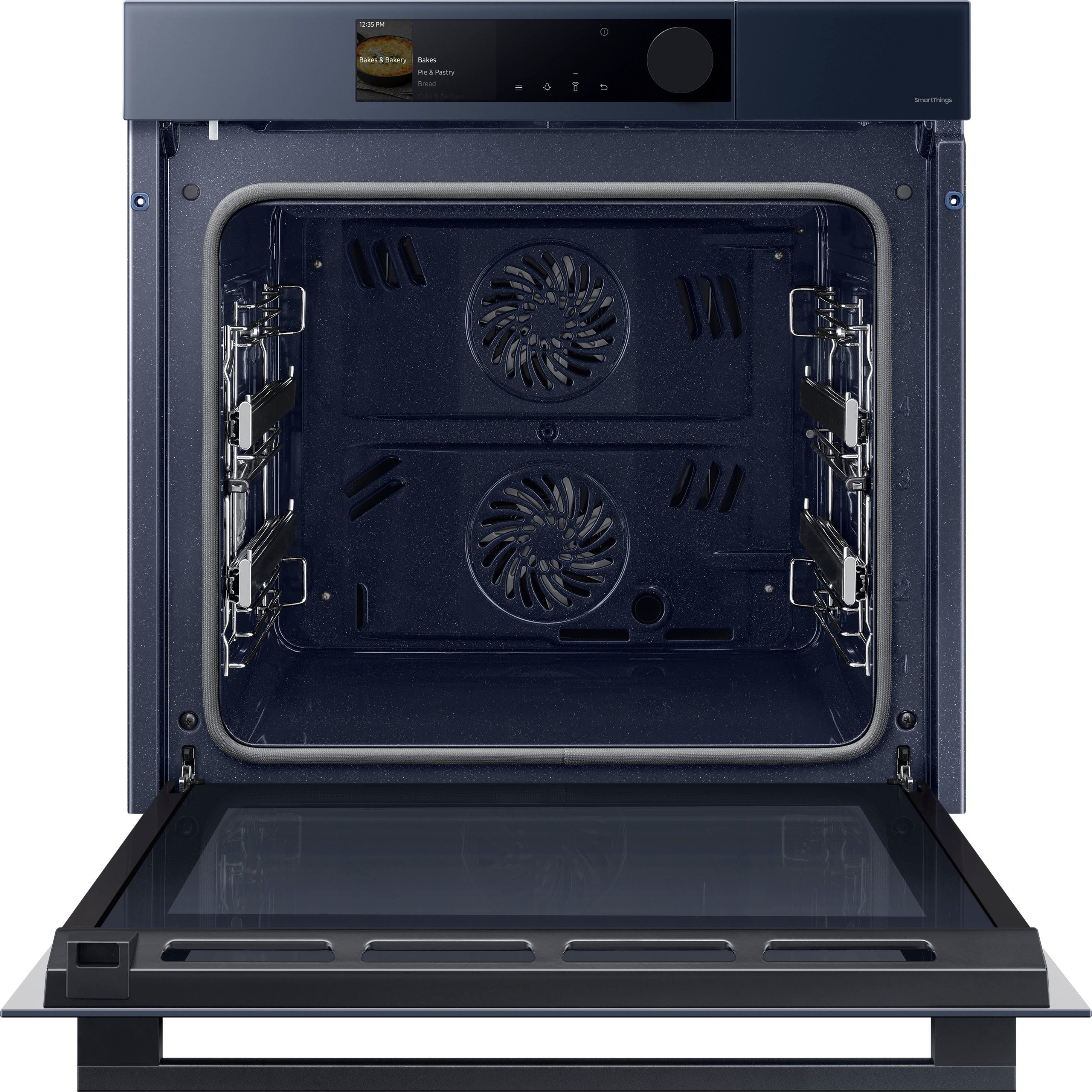 Samsung Einbaubackofen NV7600B NV7B6675CDN, mit 1-fach-Teleskopauszug, Pyrolyse-Selbstreinigung, 