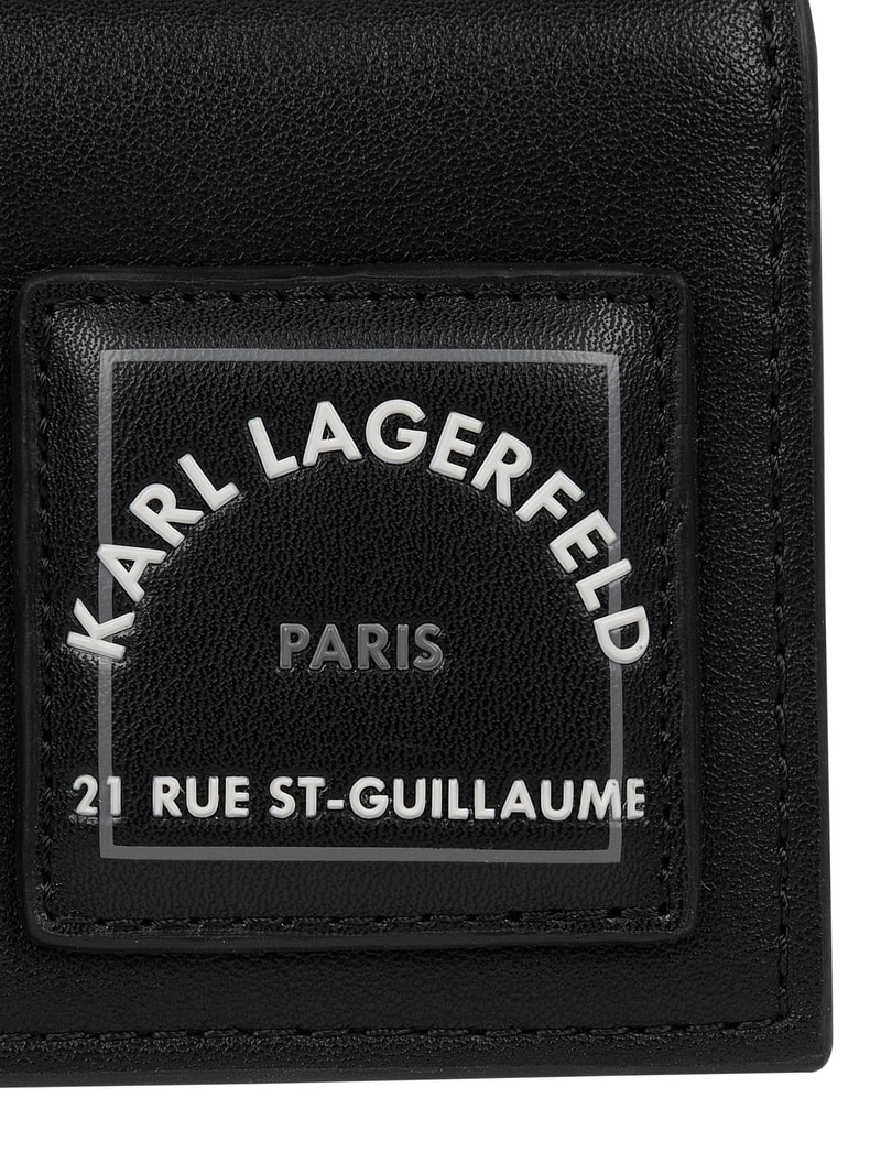 Kartenetui aus Leder in schwarz