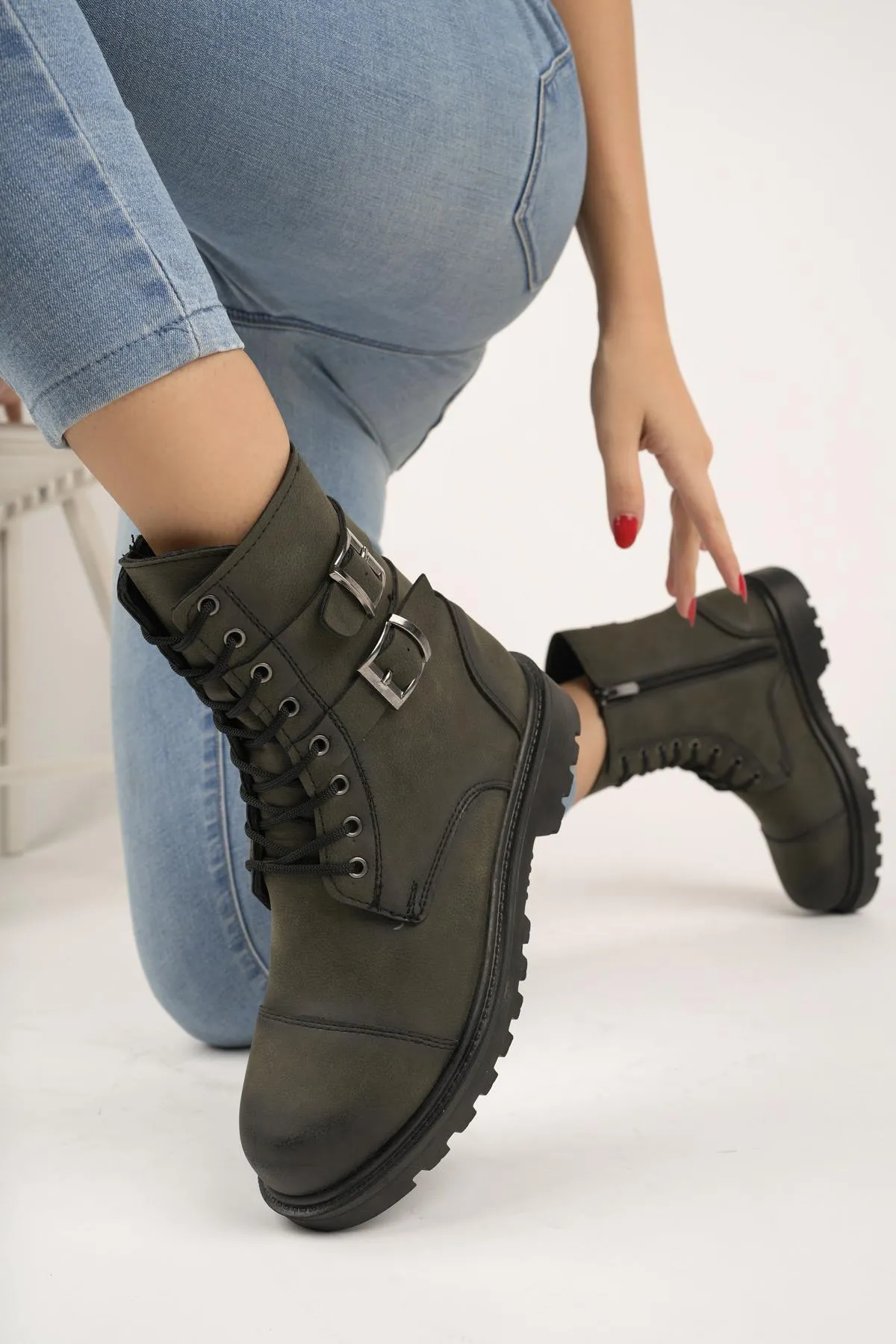 MUGGO  M452 Garantiert langlebiges Gummi, flexibel, winterfest, wasser- und kältebeständig, Unisex-Spitze und Reißverschluss