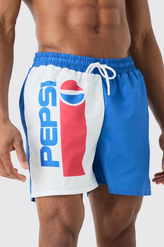 Badehose mit lizenziertem Pepsi Print