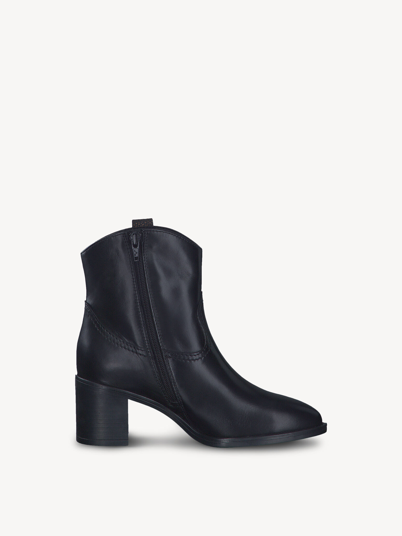 Bottes de cow-boy en cuir - noir