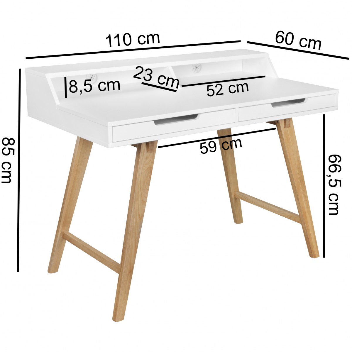 Wohnling Schreibtisch SKANDI