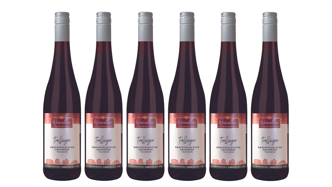Württembergische WZG Haberschlachter Dachsberg Trollinger Qba tr 0,750 Ltr. 6er Karton