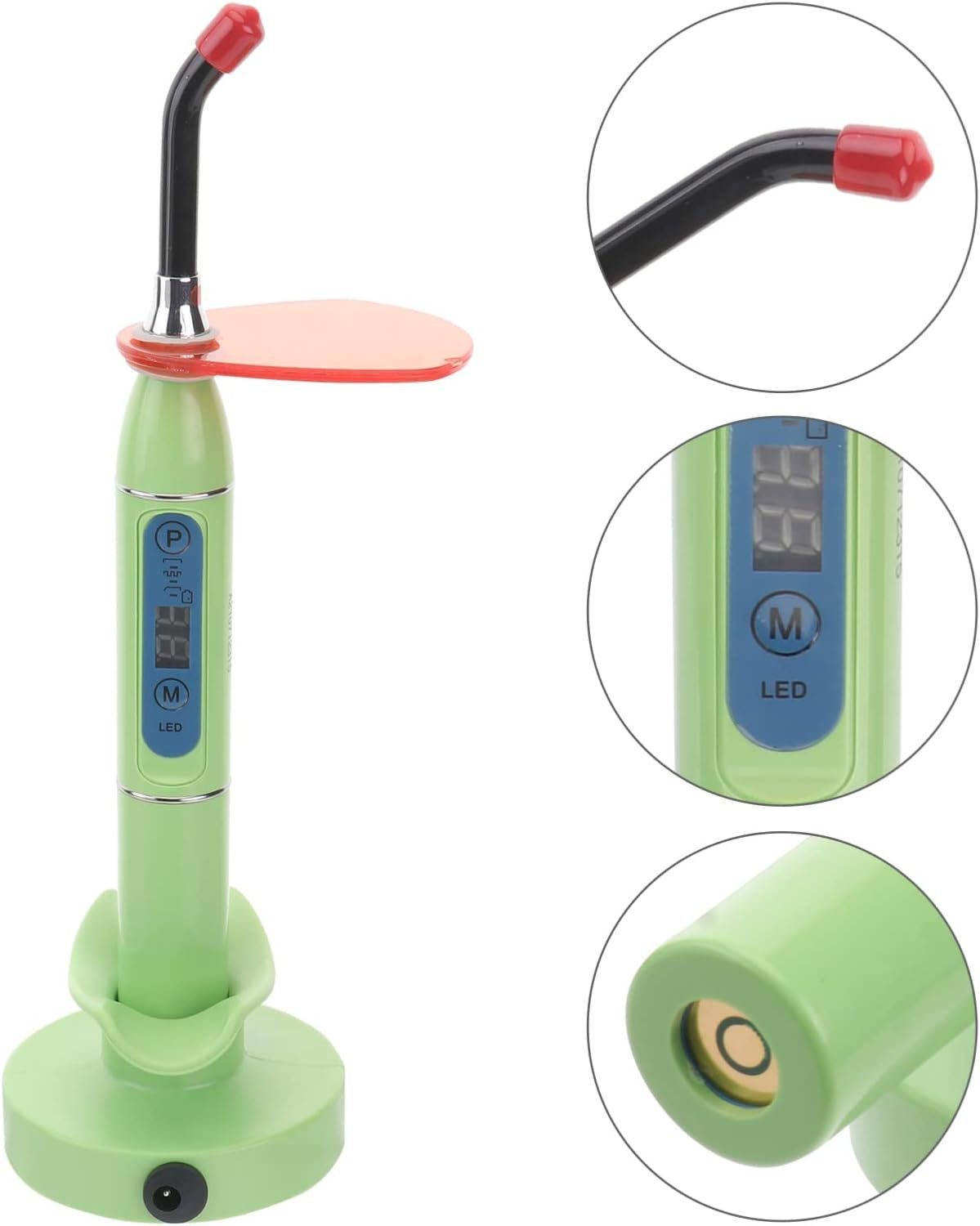Hikeren Mundpflegecenter Wiederaufladbar Dentallampe Erstarren,Dental Härtungslicht, 1-tlg., Erleuchtung
