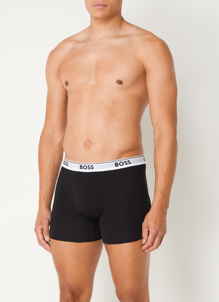 Lot de 3 boxers HUGO BOSS Power avec bande logotée