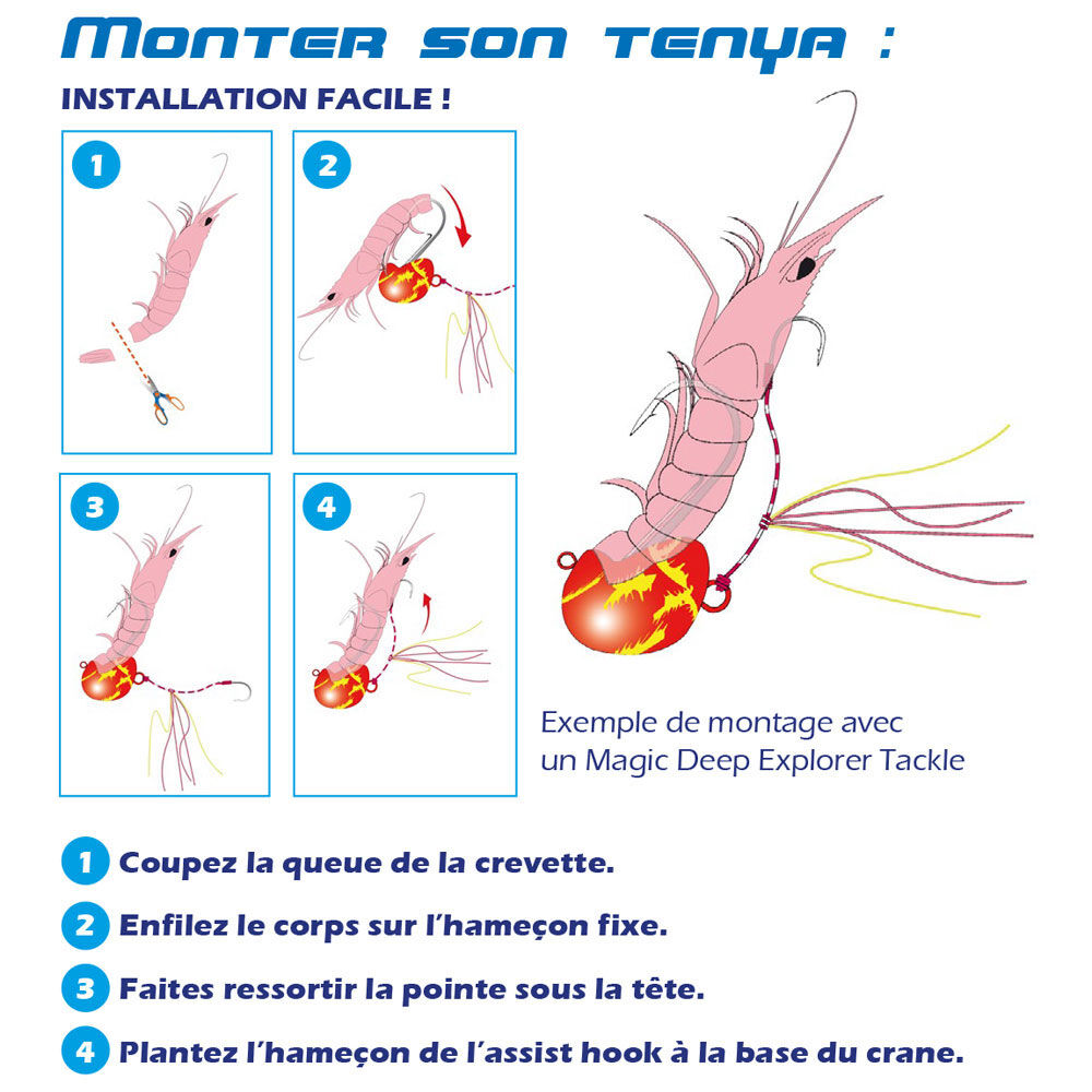 Tête plombée explorer risināt burvju tenya deep coque