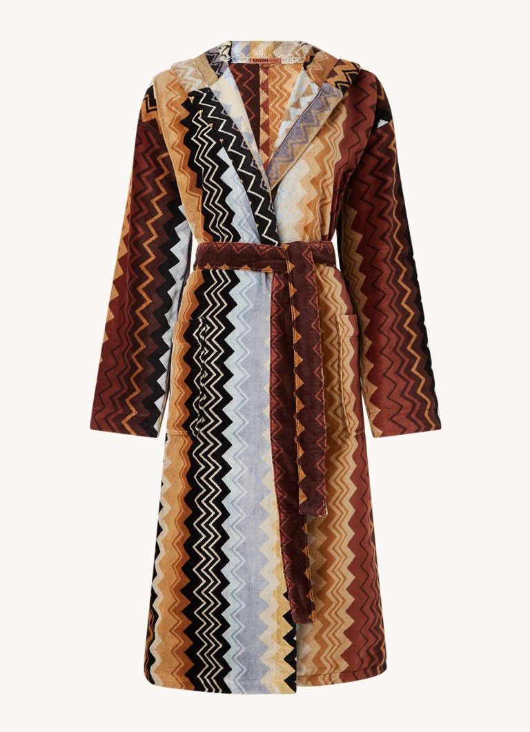 Insignă Missoni Giacomo cu imprimeu și glugă - unisex