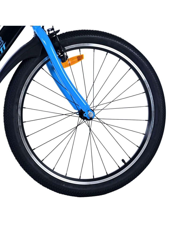 Volare Kinderfahrrad Sportivo für Jungen 24 Zoll Kinderrad in Schwarz Blau 8 Jahre günstig kaufen onesize