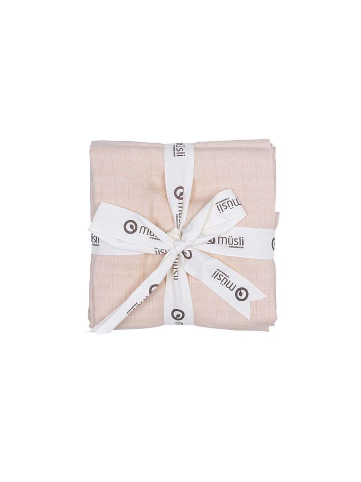 müsli Pucktuch 2er-Pack in Peony günstig kaufen 75 x 75 cm