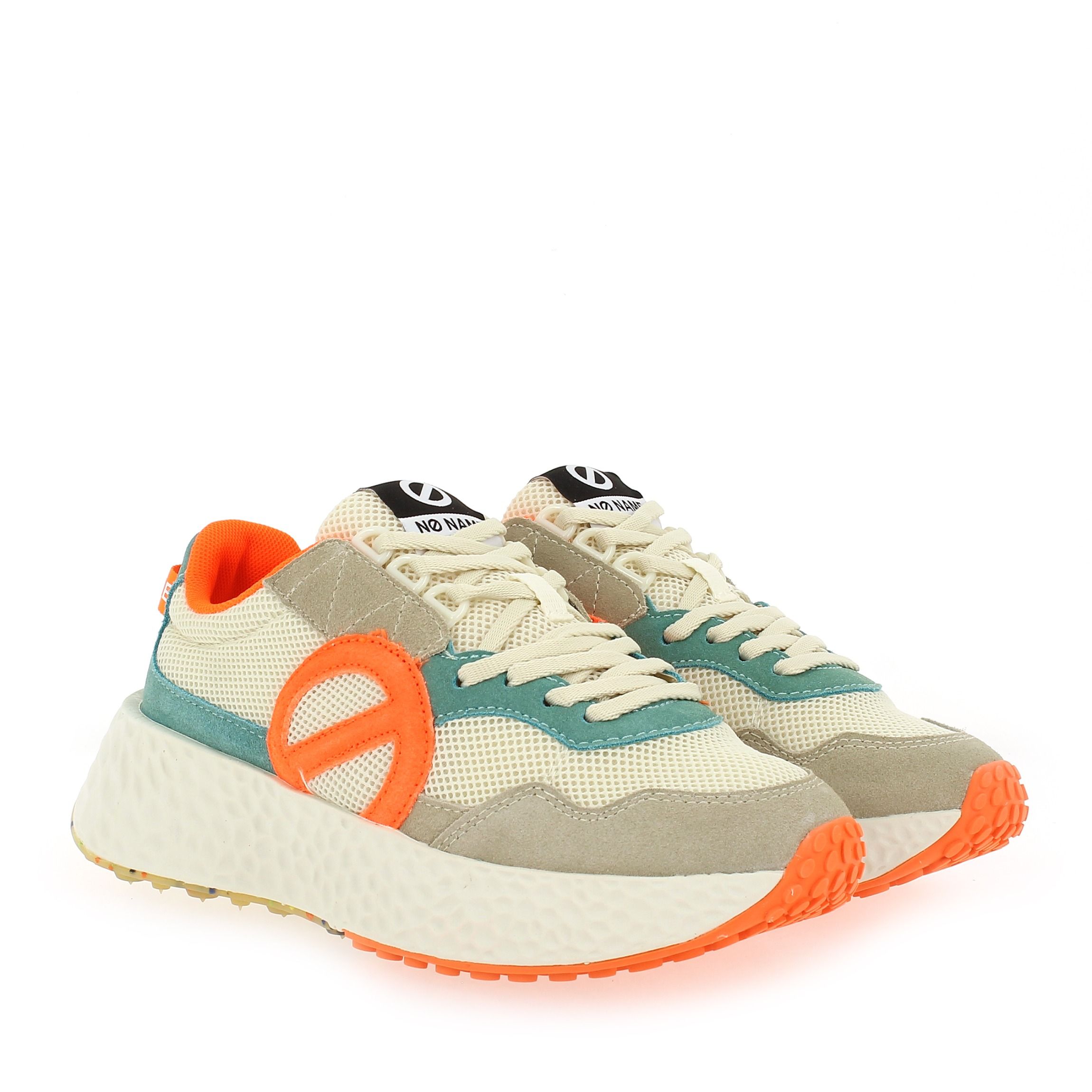 No Name  CARTER JOGGER - Crème Orange