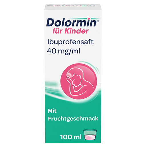 DOLORMIN für Kinder Ibuprofensaft 40 mg/ml Susp.  100 ml  Suspension