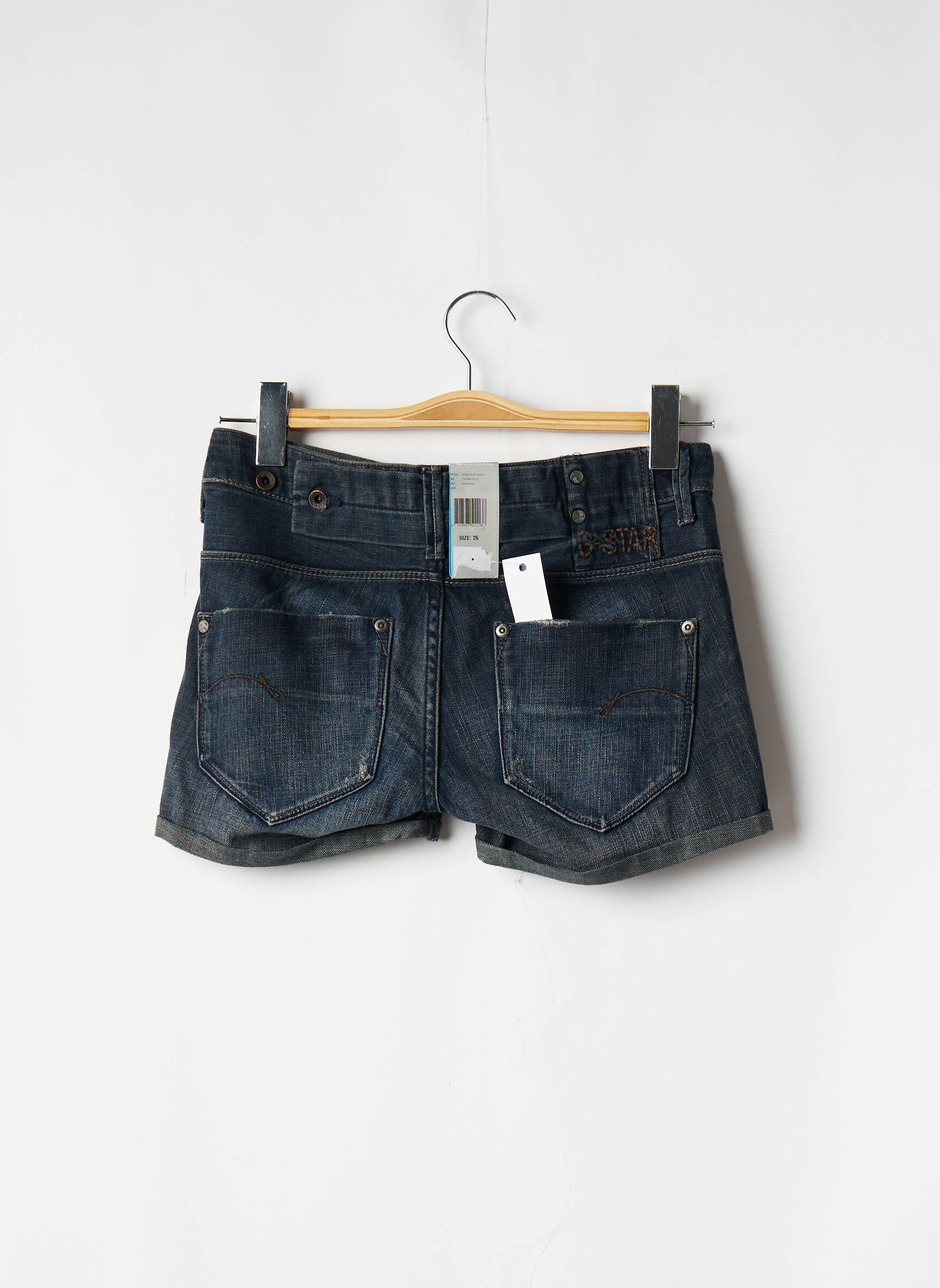 G Star Shorts 1 Femme couleur bleu