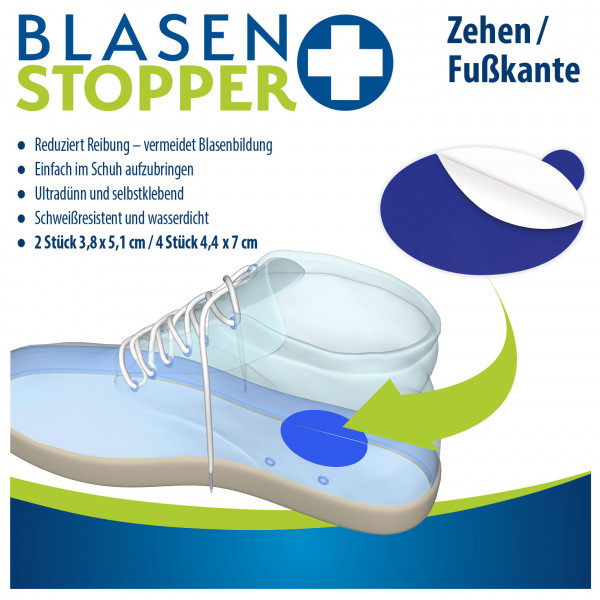Blasenstopper - Blasenstopper Ovale für Zehen/Fusskante