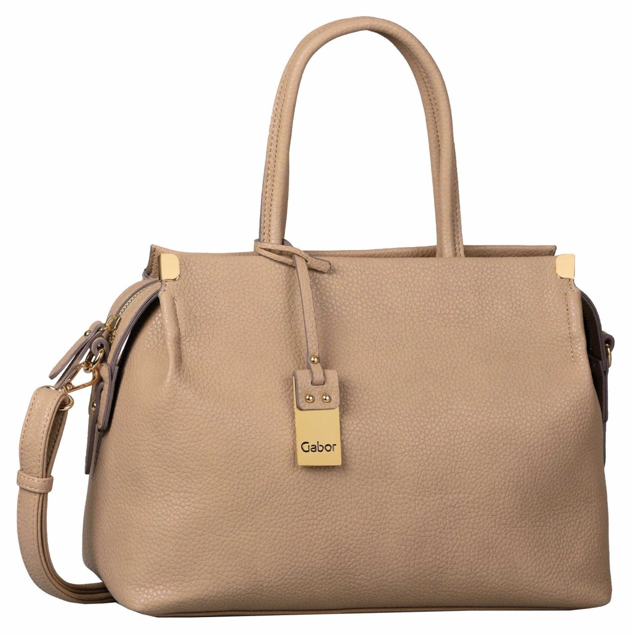 GABOR Handtaschen schwarz GELA Zip shopper, nature