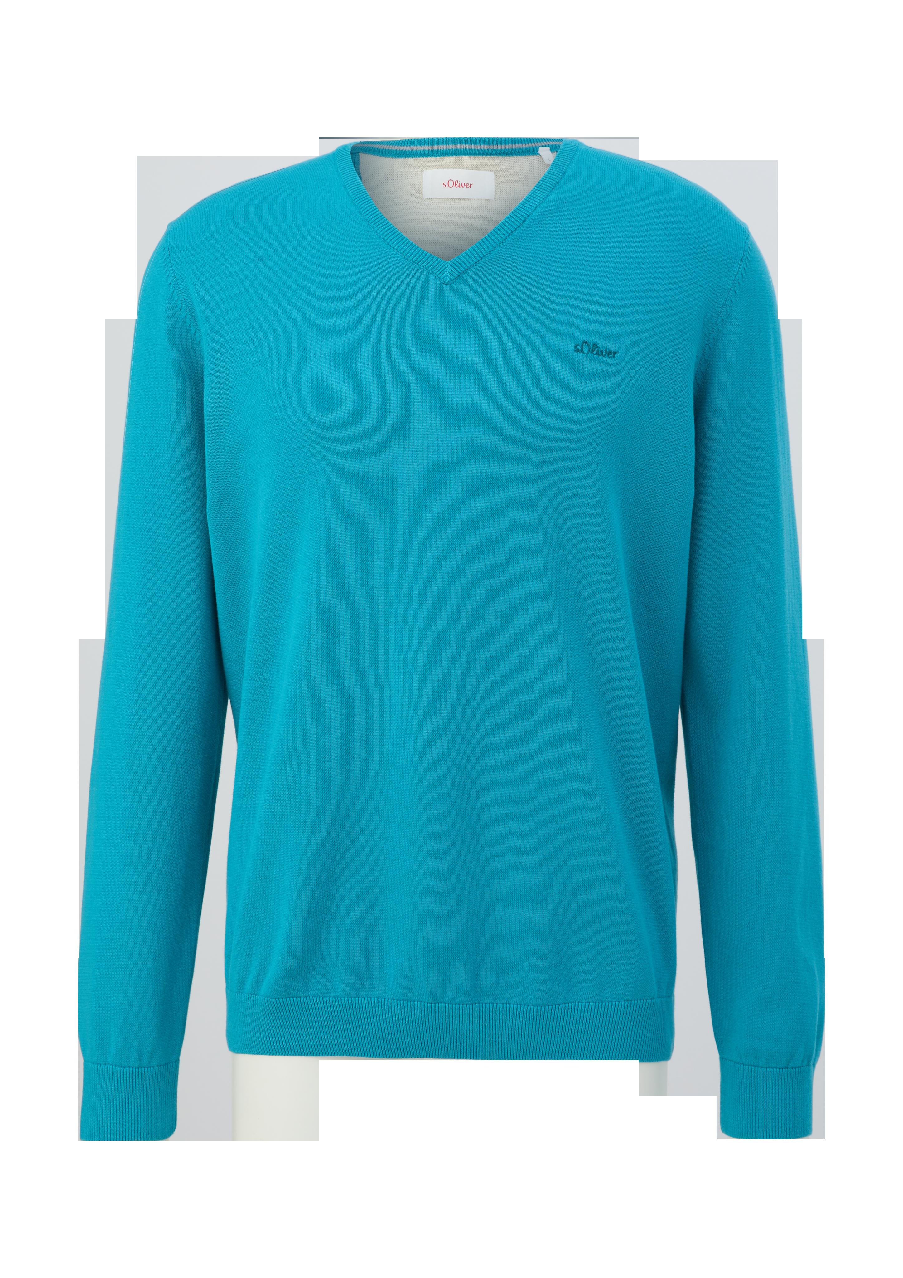 Strickpullover mit V-Ausschnitt  2040666-6376