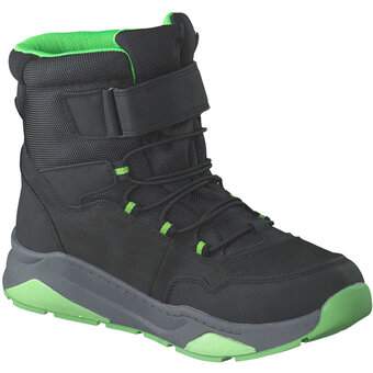 Mustang Klett Boots in schwarz