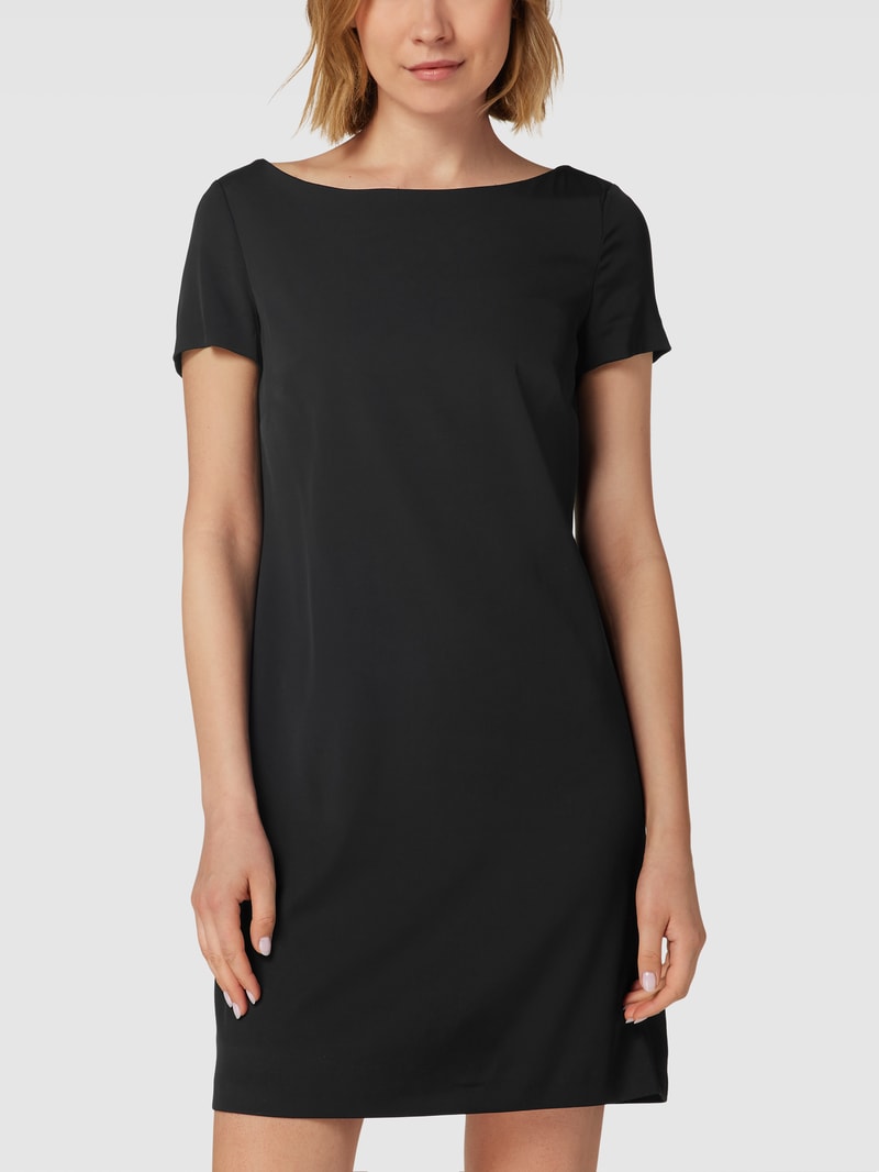 Minikleid mit Reißverschluss in schwarz