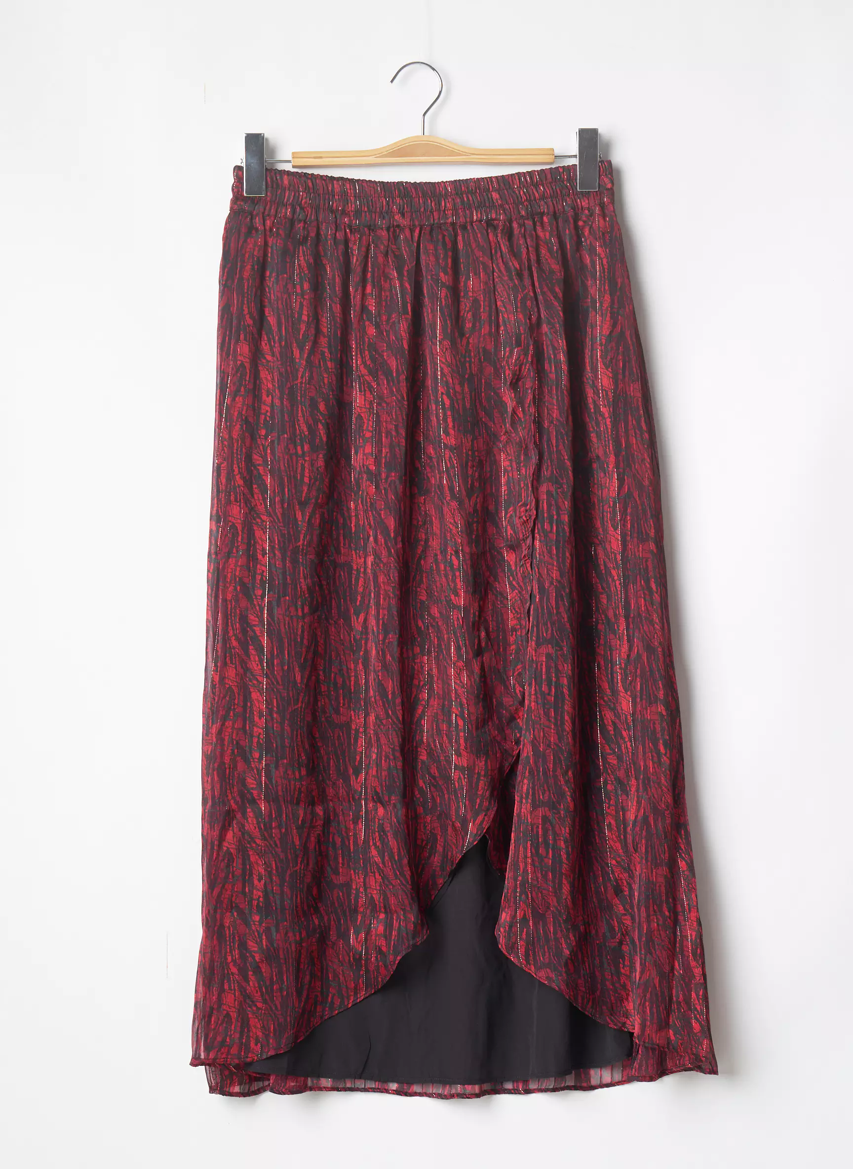 Vila Jupes Mi Longues Femme couleur rouge