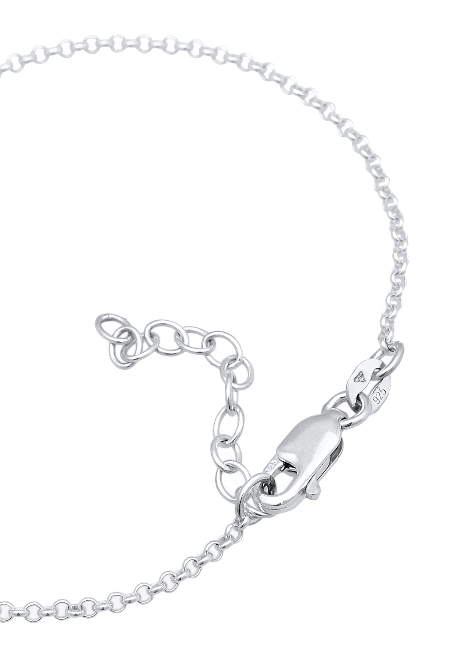 Ženski osnovni obesek v obliki srca Elli DIAMONDS z laboratorijsko vzgojenimi diamanti (1,8 ct) iz srebra 925