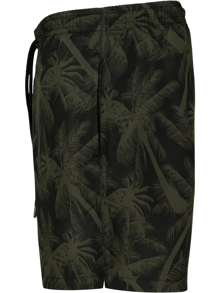 Urban Classics Urban Classics Badeshorts in palm/olive günstig kaufen