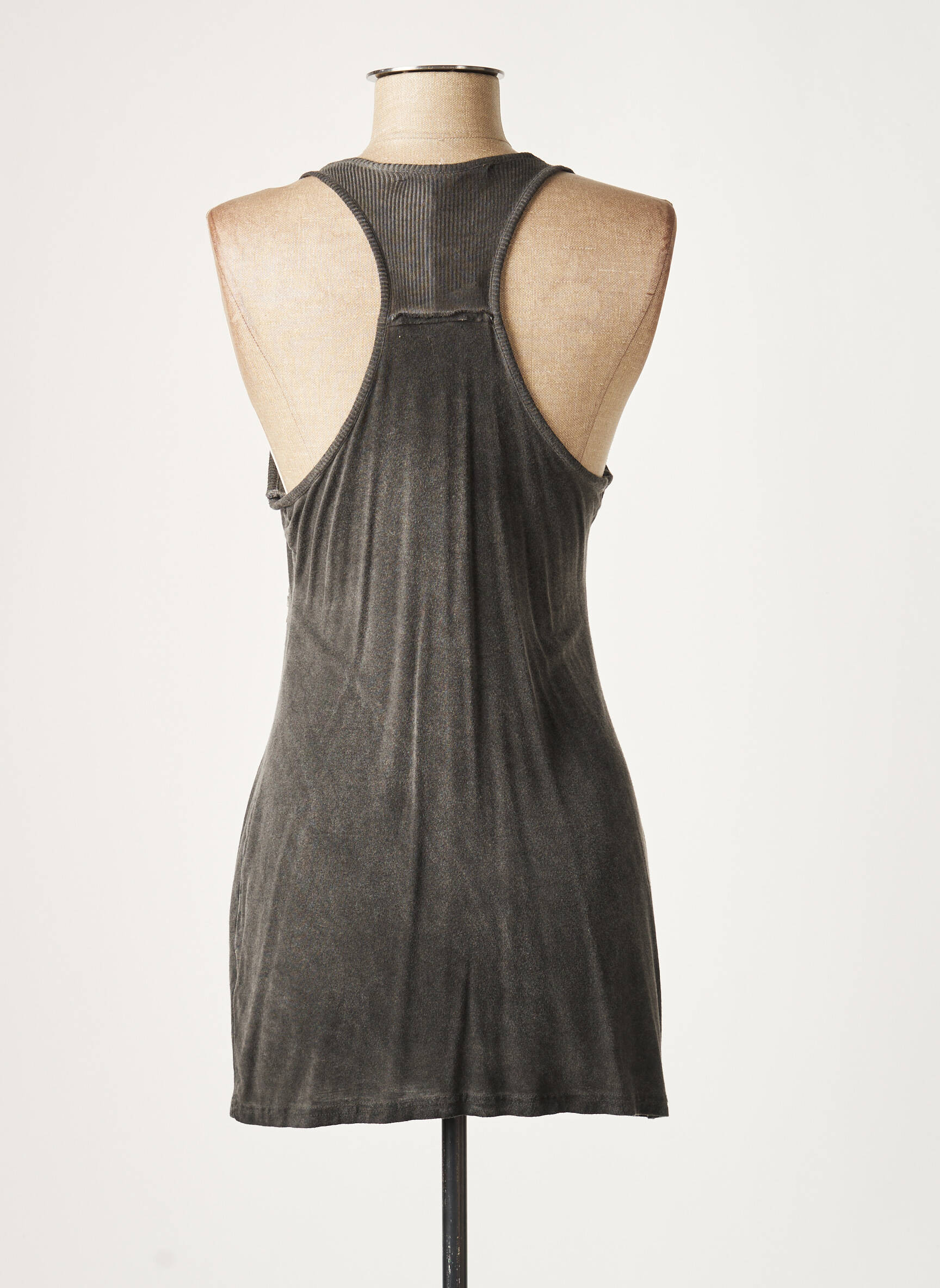 Lauren Vidal Tuniquesansmanche Femme couleur gris