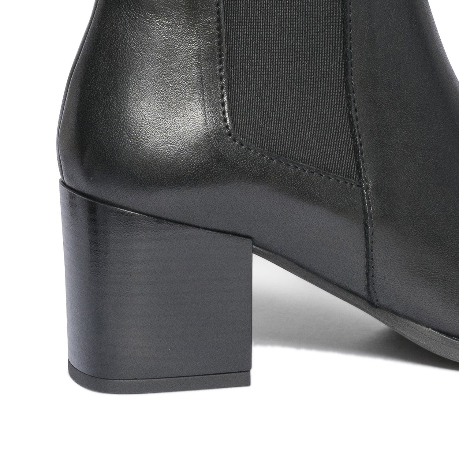 Boots TEXTO noir éco-conçu en cuir