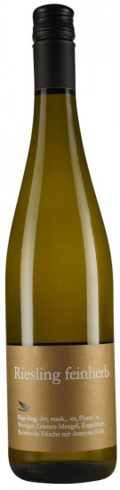 2020 Riesling feinherb - Weingut Zimmer Mengel