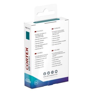 Ultimate Guard Cortex Sleeves Japanese Size Petrol (60)