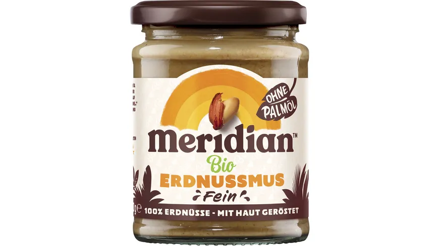 Meridian Bio Erdnusscreme Fein 280 g