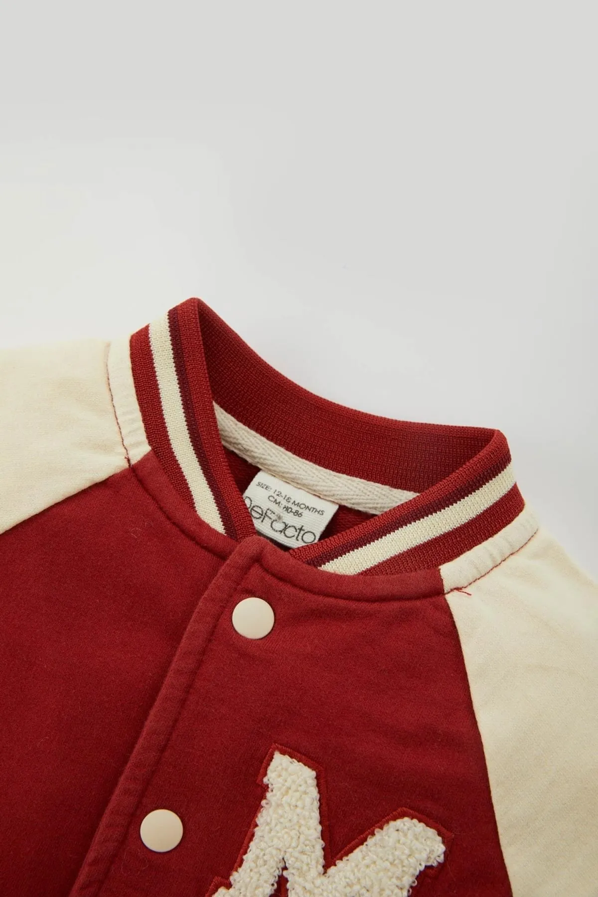 DeFacto  Baby-Bomber-Cardigan mit College-Kragen für Mädchen