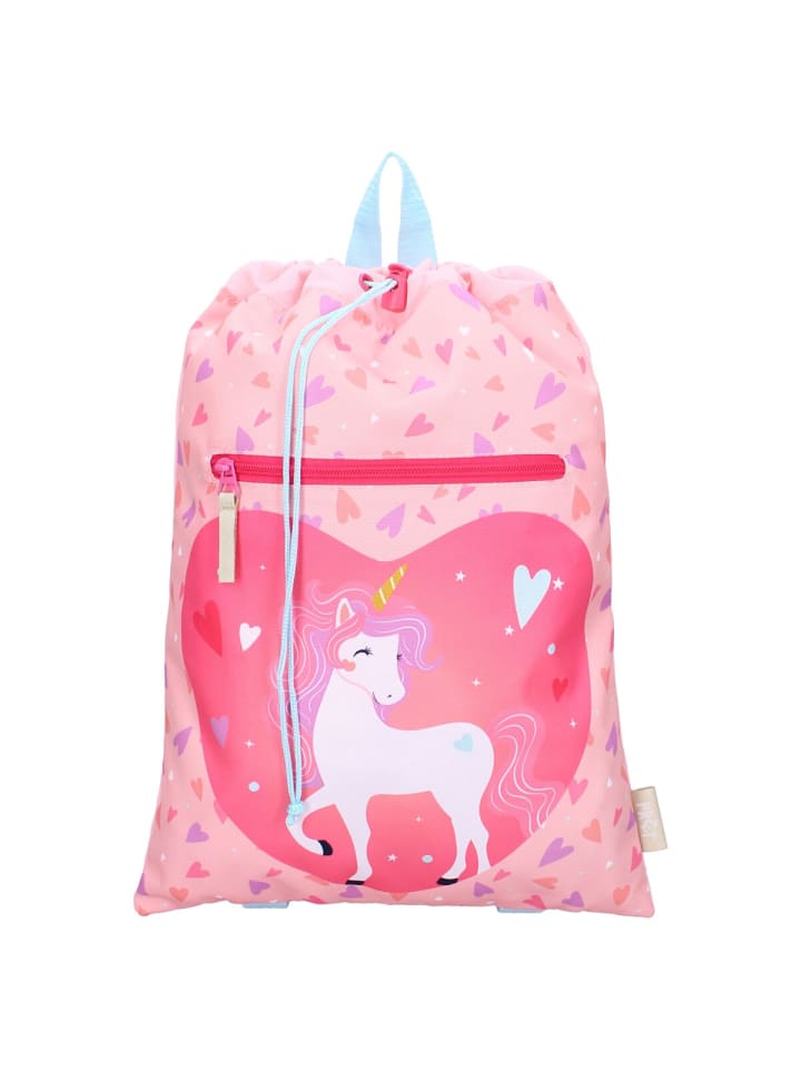 COFI 1453 Prêt Sportbeutel für Mädchen – Ideal für Schule & Freizeit in Rosa günstig kaufen 32 cm