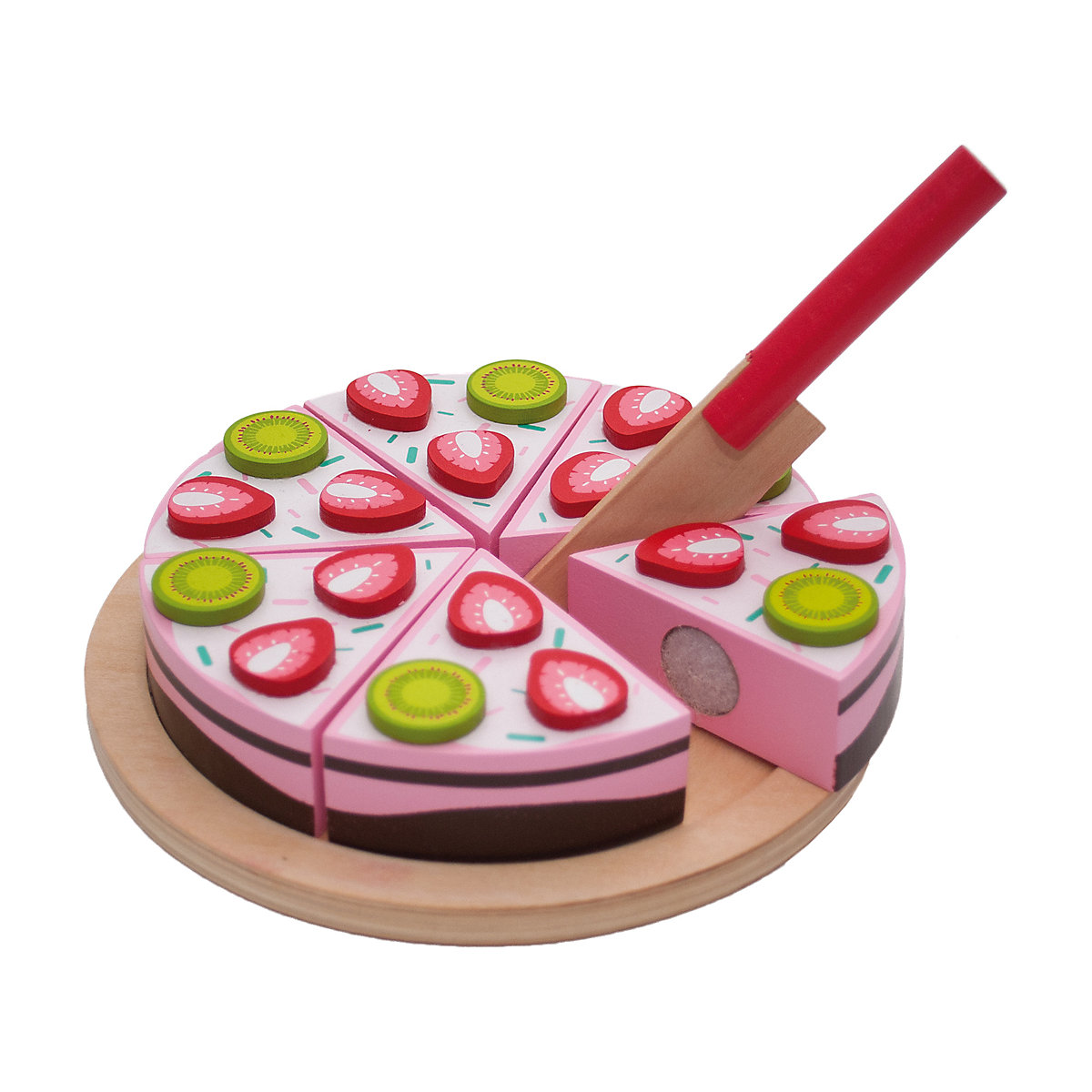 Spiellebensmittel Erdbeertorte zum Schneiden